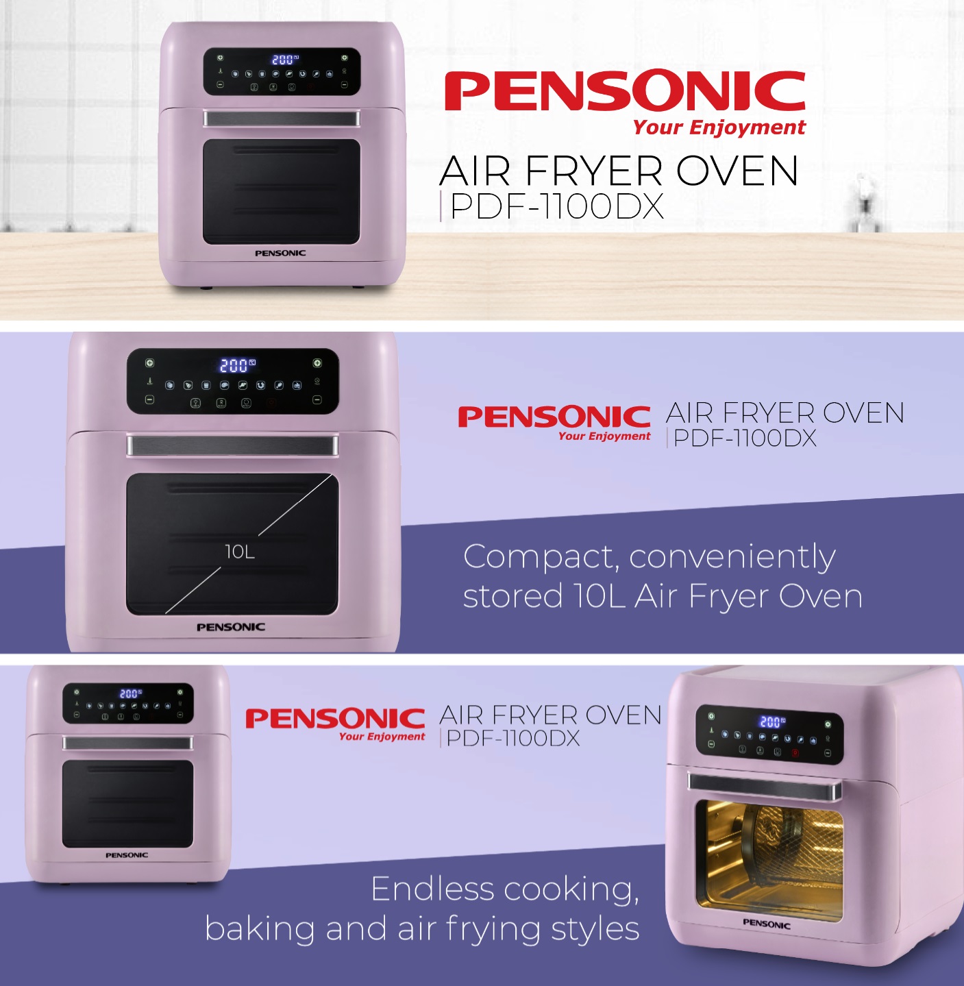 Pensonic air fryer sale